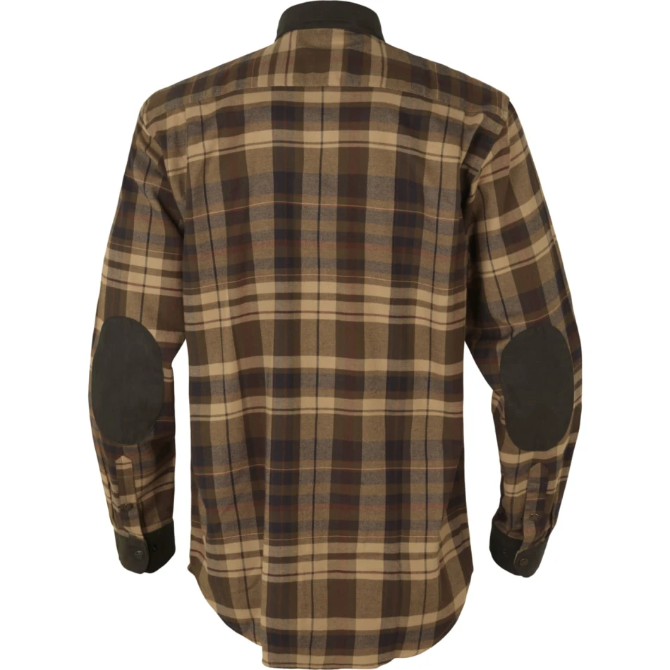 Pajala Shirt, kolor: Beige w/brown