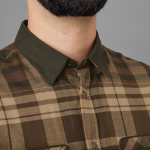 Pajala Shirt, kolor: Beige w/brown