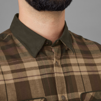 Pajala Shirt, kolor: Beige w/brown