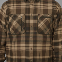 Pajala Shirt, kolor: Beige w/brown