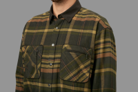 Pajala Shirt, kolor: Green/Brown