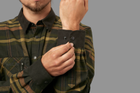 Pajala Shirt, kolor: Green/Brown