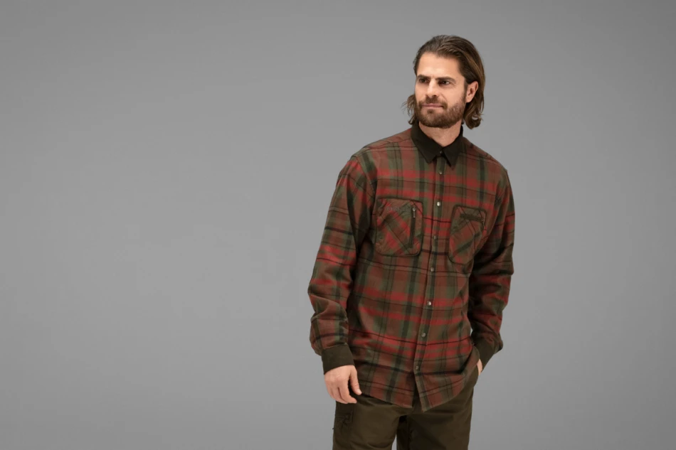 Pajala Shirt, kolor: Red Autumn Check