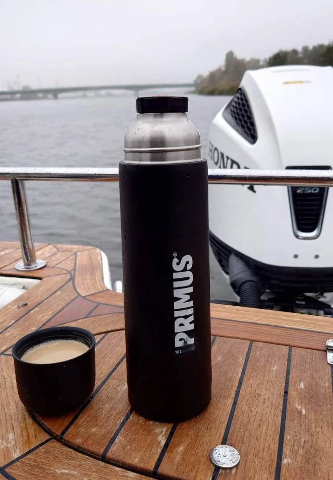 Termos Primus Vacuum Bottle Black 1 L - zdjęcie poglądowe