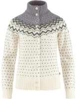 Fjallraven Ovik Knit Cardigan W, kolor: 113-055 - Chalk White-Flint Grey