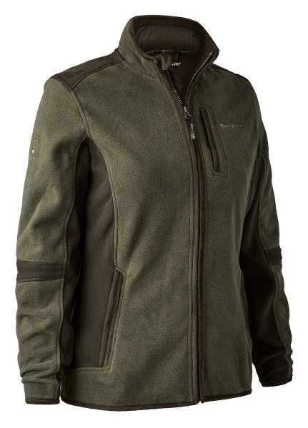 Lady Pam Bonded Fleece Jacket, kolor: 371 - Graphite Green Melange