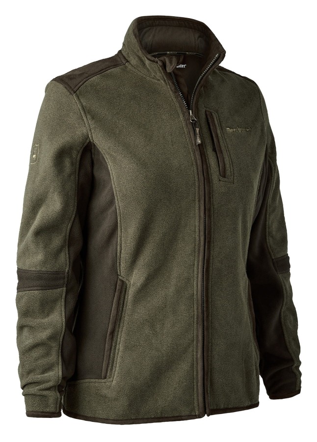 Lady Pam Bonded Fleece Jacket, kolor: 371 - Graphite Green Melange