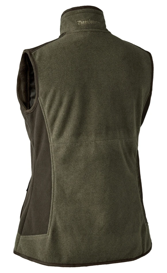 Lady Pam Bonded Fleece Waistcoat, kolor: 371 - Graphite Green Melange