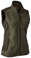 Lady Pam Bonded Fleece Waistcoat, kolor: 371 - Graphite Green Melange