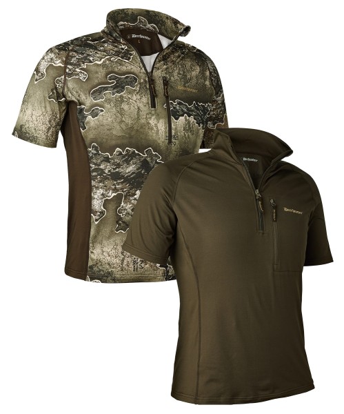 Excape Insulated T-Shirt w. neck zip - mix kolorów