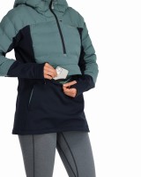 W's ExStream Pull-Over Insulated Hoody, kolor: 444- Avalon Teal