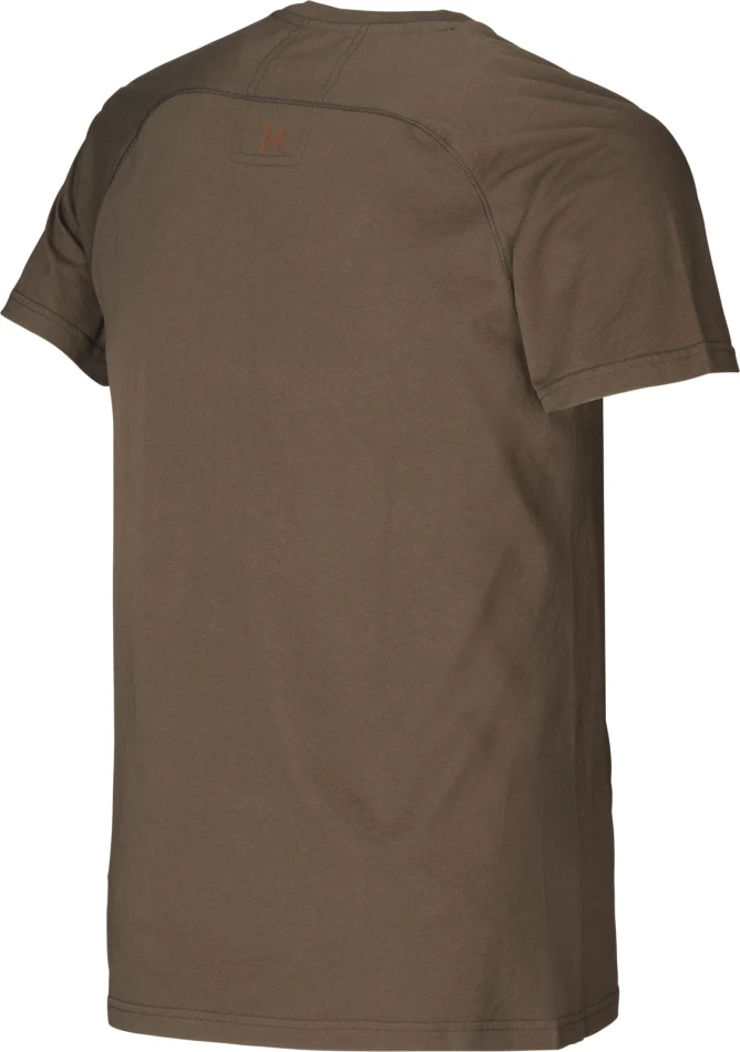 Harkila Logo T-Shirt 2-pack, kolor: Slate Brown