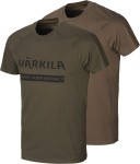 Harkila Logo T-Shirt, kolor: Willow Green/Slate Brown