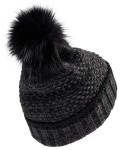 Ladies Knitted Hat, kolor: 999 - Black