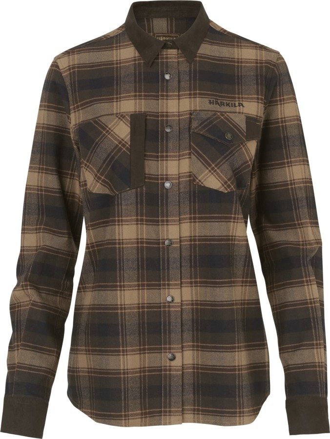 Harkila Aivak L/S Shirt Women, kolor: Burgundy