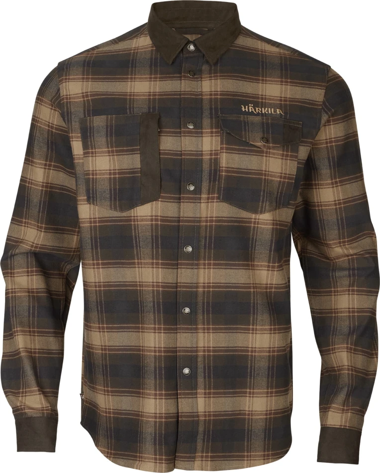 Harkila Aivak L/S Shirt, kolor: Burgundy