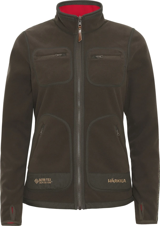 Harkila Kamko Fleece Jacket Women, kolor: Brown-Red
