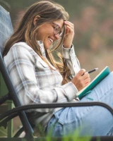 Wms Santee Flannel Shirt, kolor: 655 - Soft Rose