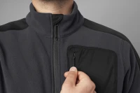 Venjan Fleece Jacket, kolor: black/grey