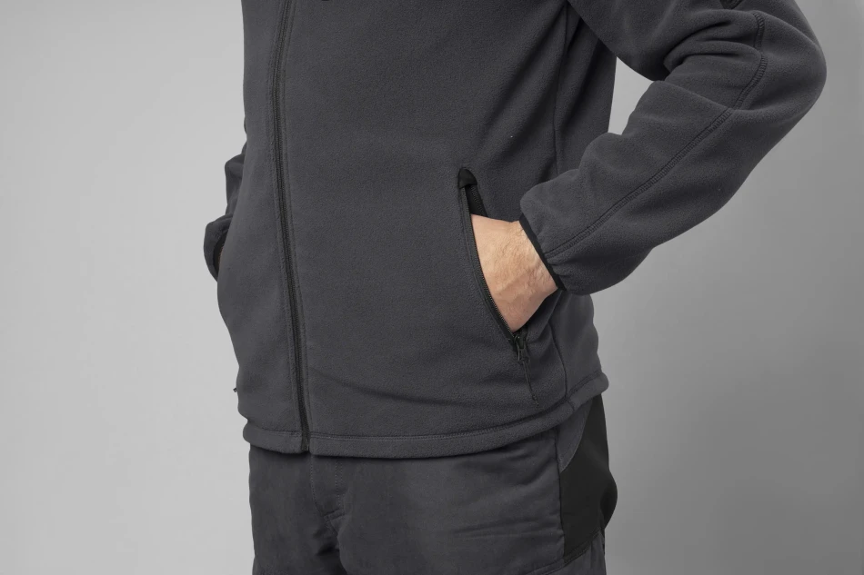 Venjan Fleece Jacket, kolor: black/grey