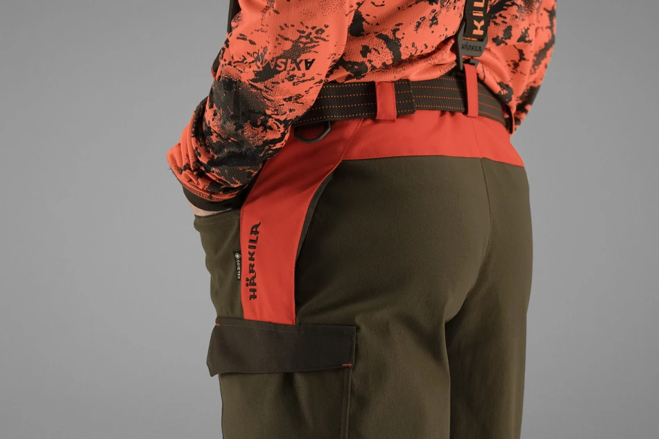 Harkila Wildboar Pro Trousers, kolor: Wildboar Orange - Willow Green
