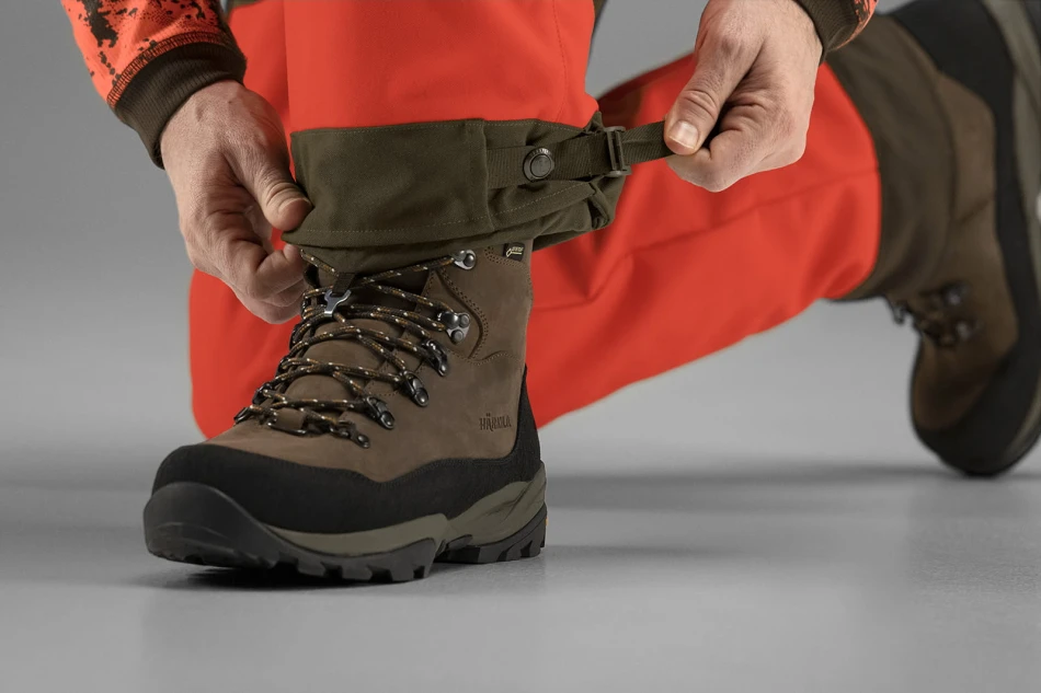 Harkila Wildboar Pro Trousers, kolor: Wildboar Orange - Willow Green