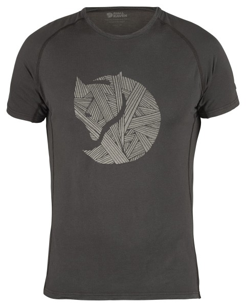 Fjallraven Abisko Trail T-Shirt Print, kolor: 030 - Dark Grey.