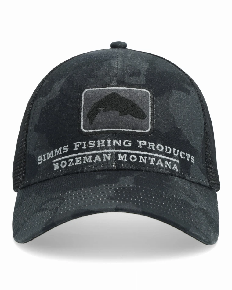 Simms Trout Icon Trucker, kolor: 1033 - Regiment Camo Carbon