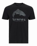 Wood Trout Fill T-shirt, kolor: 001- Black
