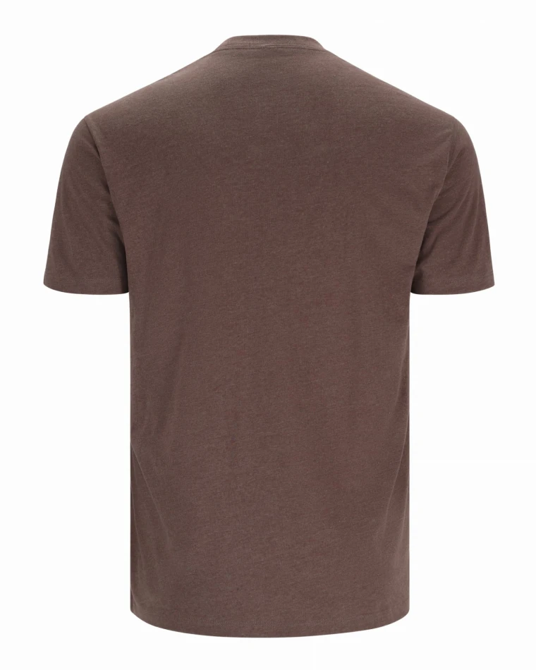 Wood Trout Fill T-shirt, kolor: 900 - Brown Heater