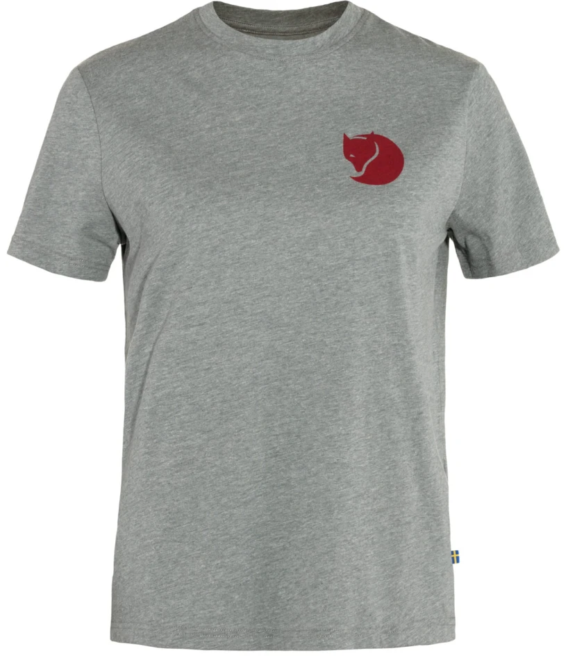 Fjallraven Fox Boxy Logo Tee W, kolor: 020-999 - Grey-Melange