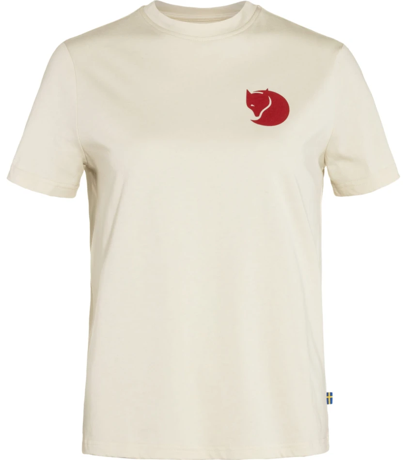 Fjallraven Fox Boxy Logo Tee W, kolor: 113 - Chalk White