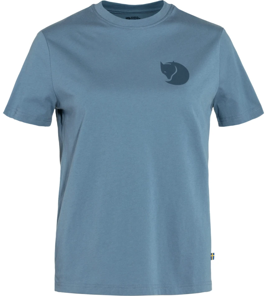 Fjallraven Fox Boxy Logo Tee W, kolor: 543 - Dawn Blue