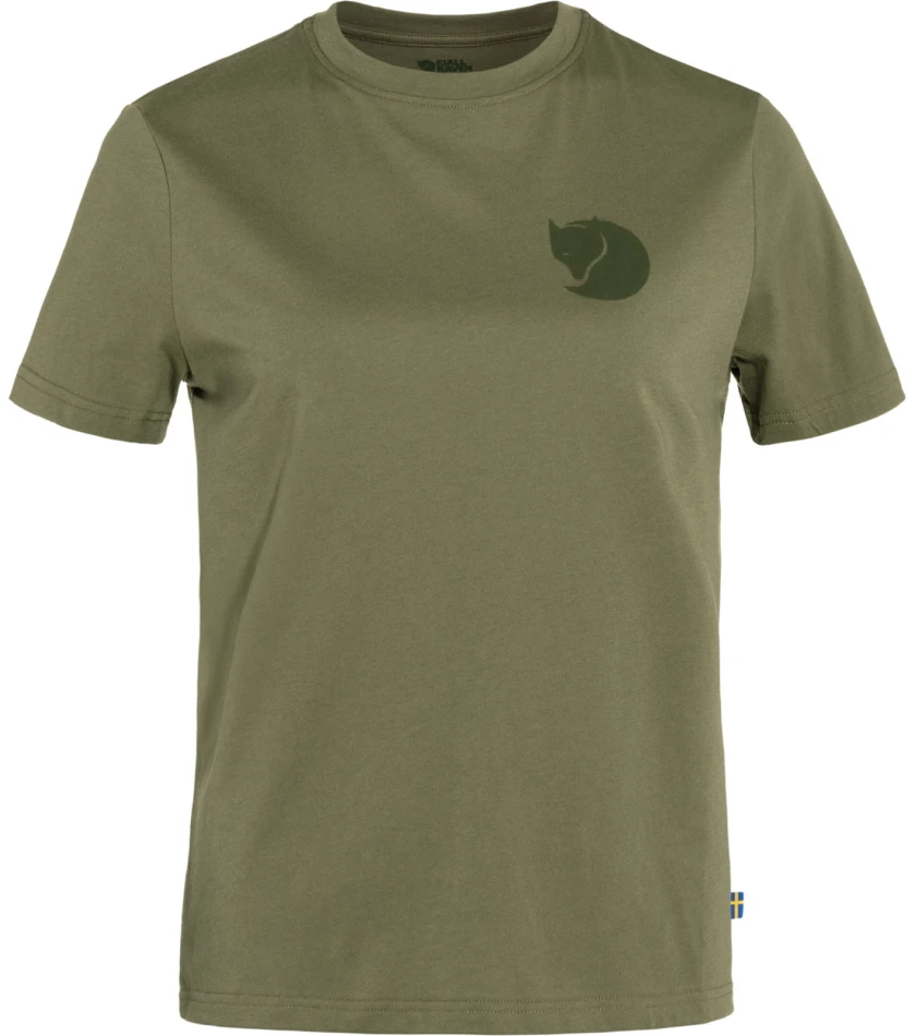 Fjallraven Fox Boxy Logo Tee W, kolor: 620 - Green