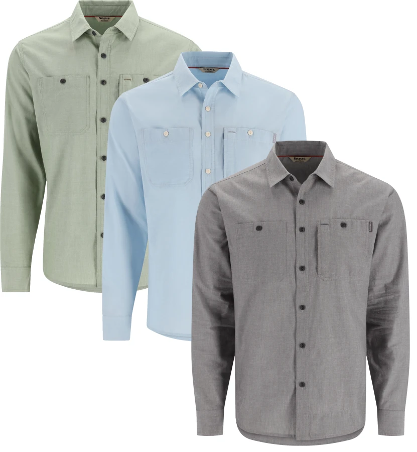 Cutbank Chambray LS Shirt, kolor: mix