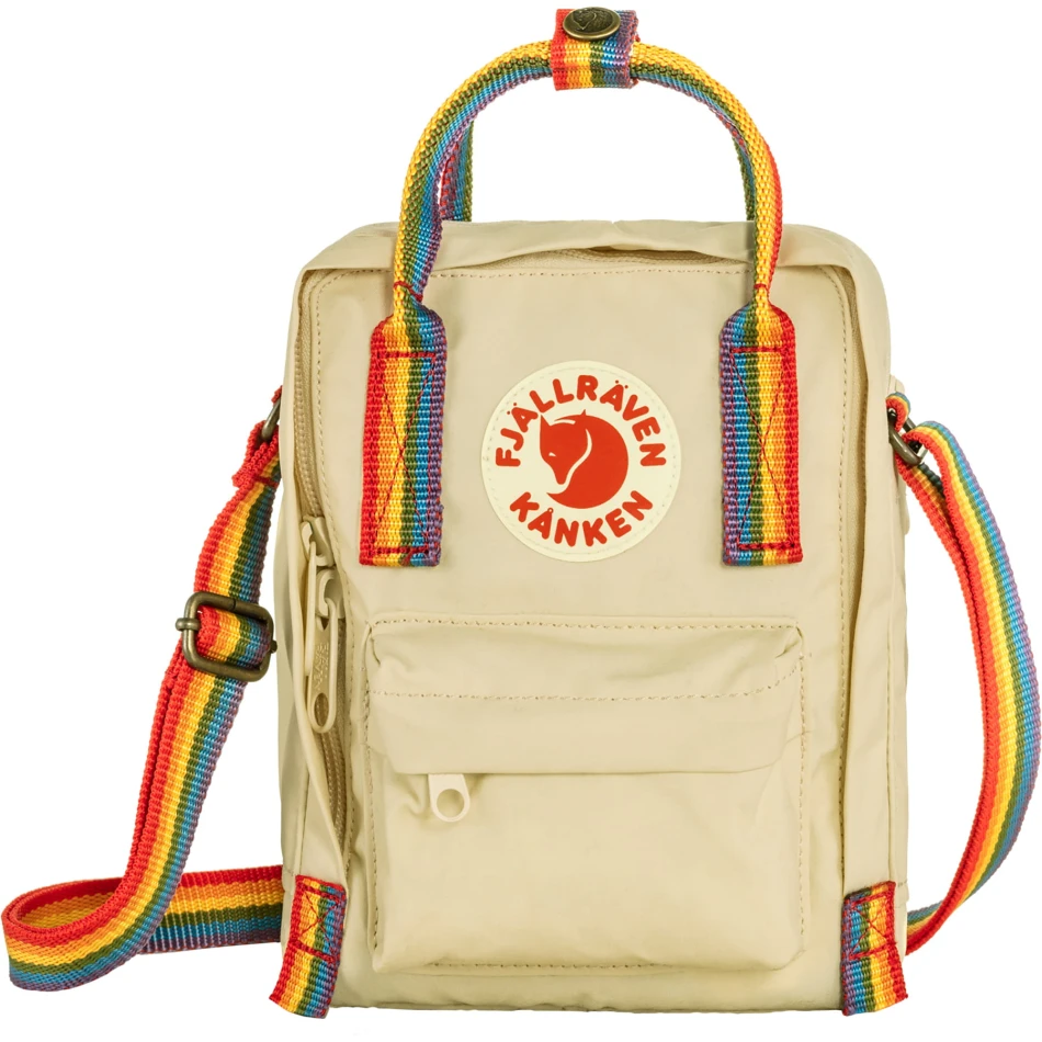 Kanken Rainbow Sling, kolor: 115-907 - Light Oak / Rainbow Pattern
