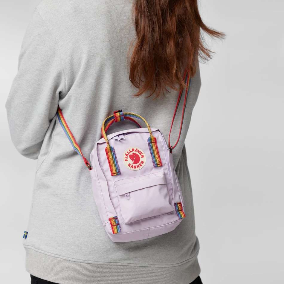 Kanken Rainbow Sling, kolor: 457-907 - Pastel Lavender /  Rainbow Pattern