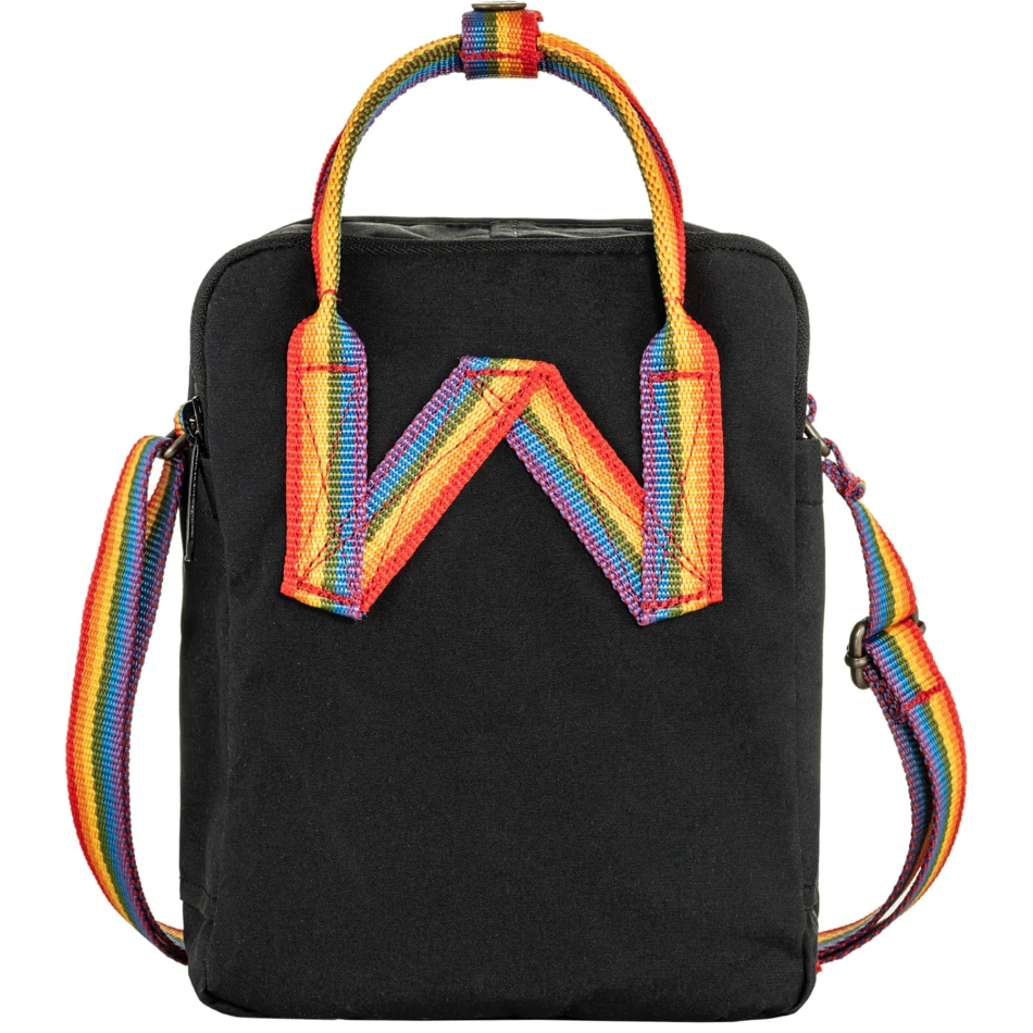 Kanken Rainbow Sling, kolor: 550-907 - Black / Rainbow Pattern
