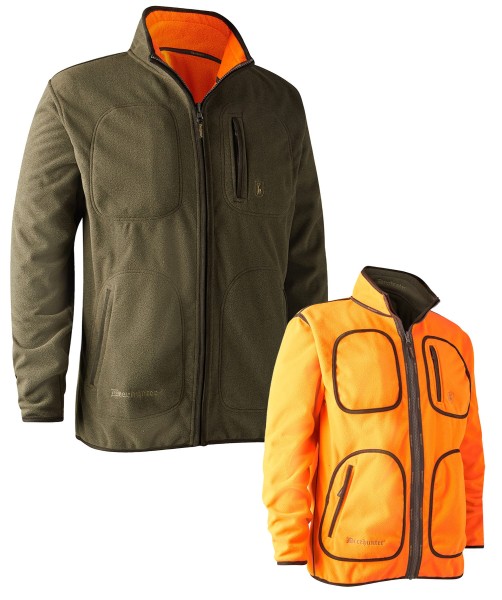 Gamekeeper Reversible Fleece Jacket, kolor: 669 - Orange - 1