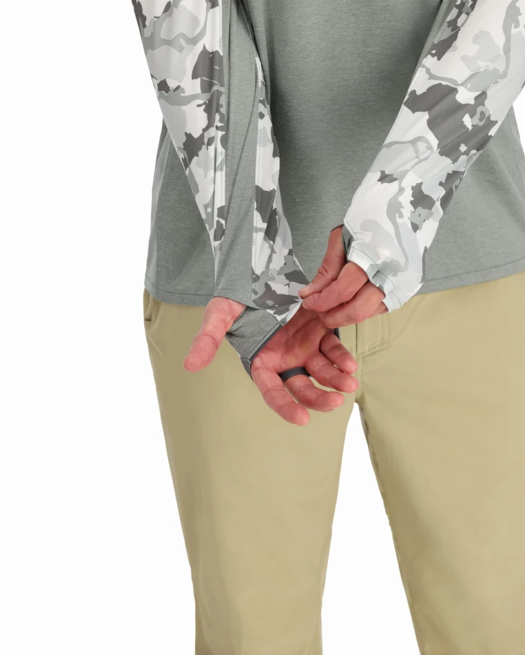 BugStopper Solarflex Hoody, kolor: 2001 - Cinder/Regiment Camo Cinder