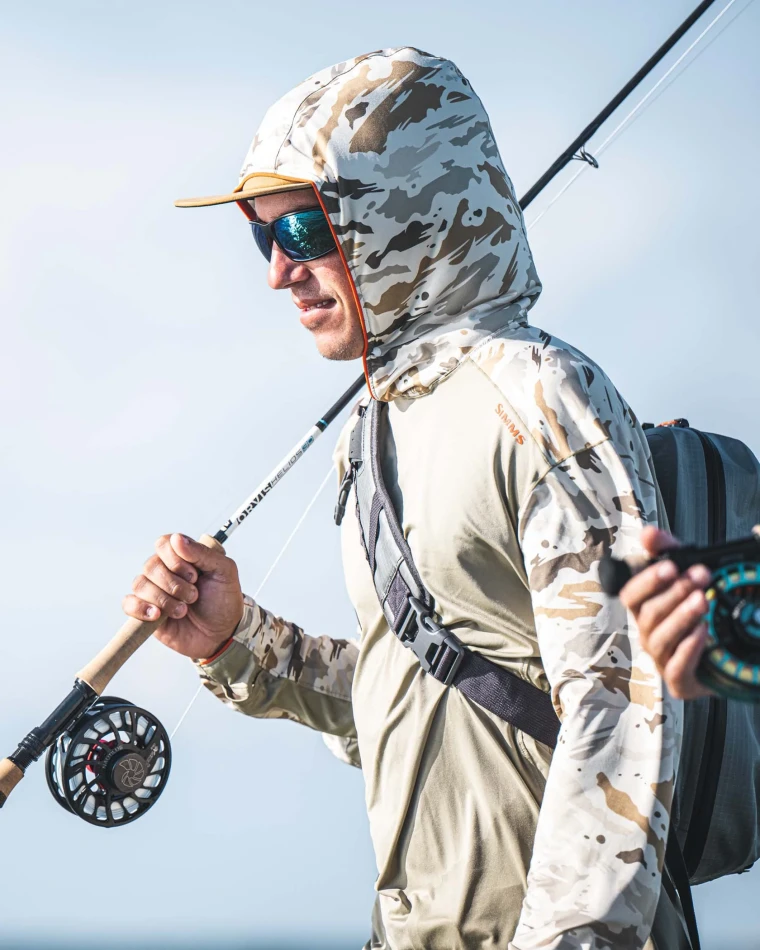 BugStopper Solarflex Hoody, kolor: 3004 - Ghost Camo Stone/Stone
