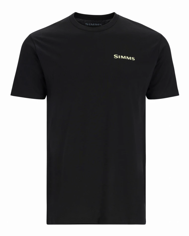 Bass Outline T-Shirt, kolor: 001 - Black