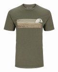 Simms Sunset T-Shirt, kolor: 914 - Military Heather