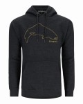 Trout Outline Hoody, kolor: 086 - Charcoal Heather