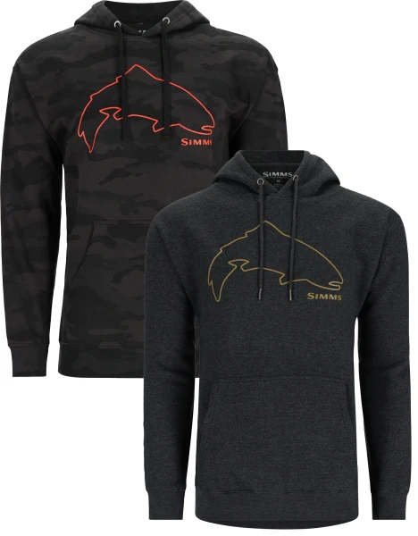 Trout Outline Hoody, kolor: mix