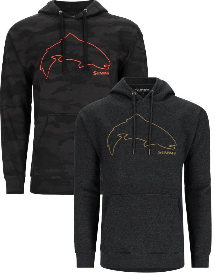 Trout Outline Hoody, kolor: mix