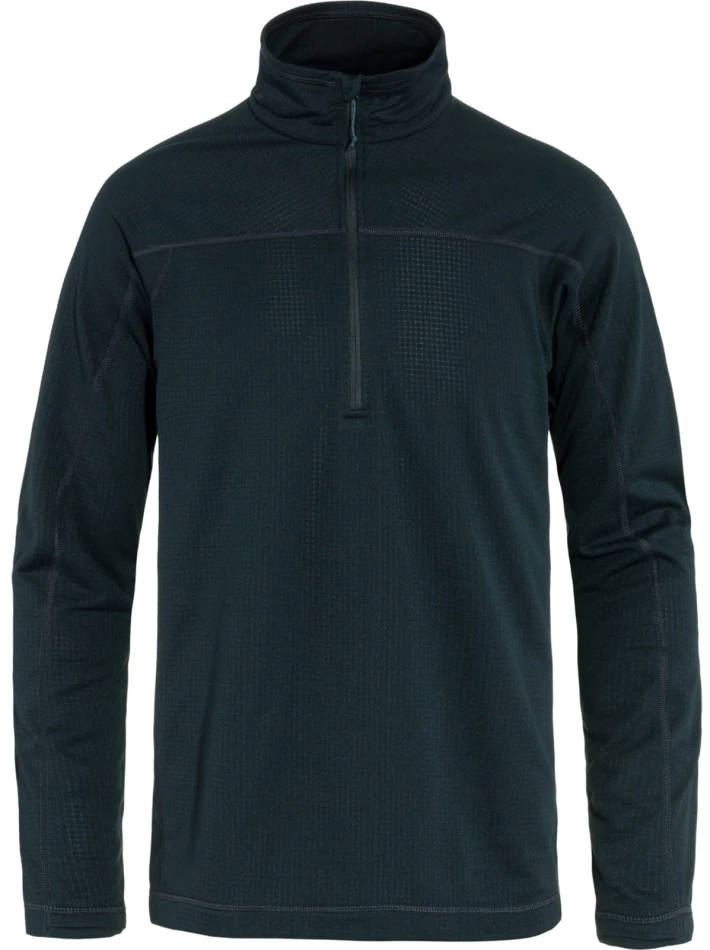 Fjallraven Abisko Lite Fleece Half Zip, kolor: 555 - Dark Navy, 1