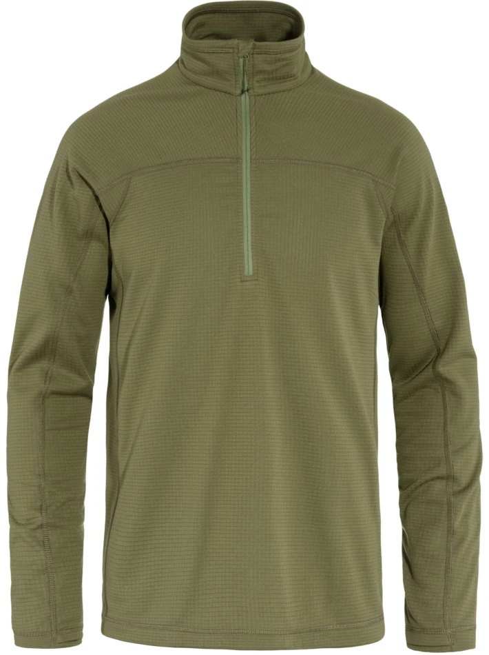 Fjallraven Abisko Lite Fleece Half Zip, kolor: 620 - Green, 1