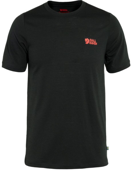 Fjallraven Abisko Wool Logo SS, kolor: 550 - Black, 1