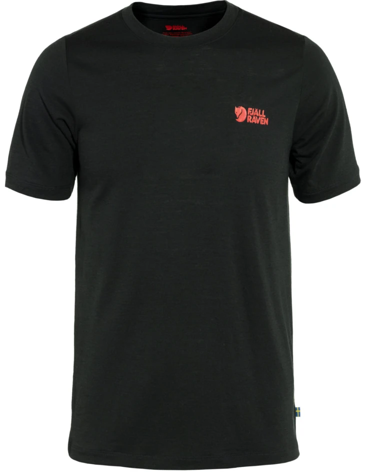 Fjallraven Abisko Wool Logo SS, kolor: 550 - Black, 1